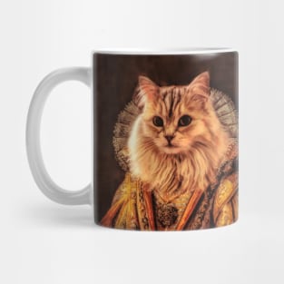 Cat pet classic royal oil painting Mug